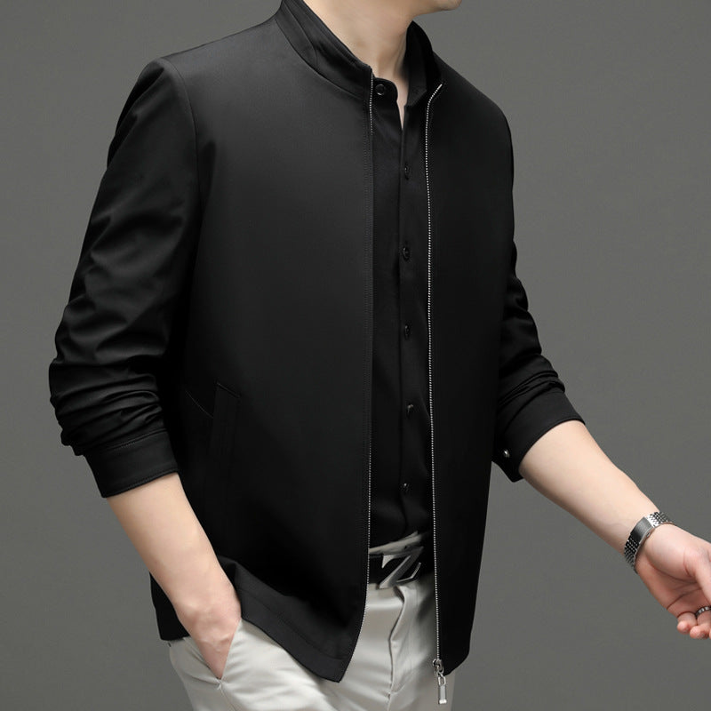 Herren moderne Sportjacke mit praktischem Stehkragen und Atmungsaktivität Drune