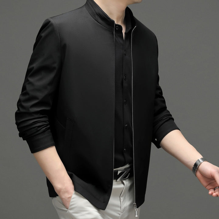 Herren moderne Sportjacke mit praktischem Stehkragen und Atmungsaktivität Drune