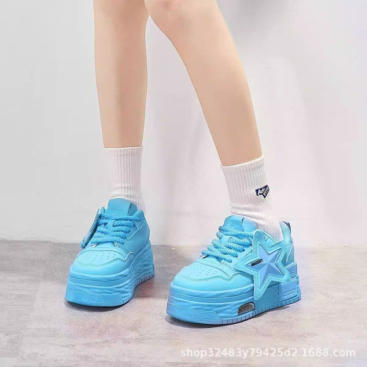 Damen Sportliche Sneakers mit modischem Sternen-Motiv und innovativer Dämpfung Drune