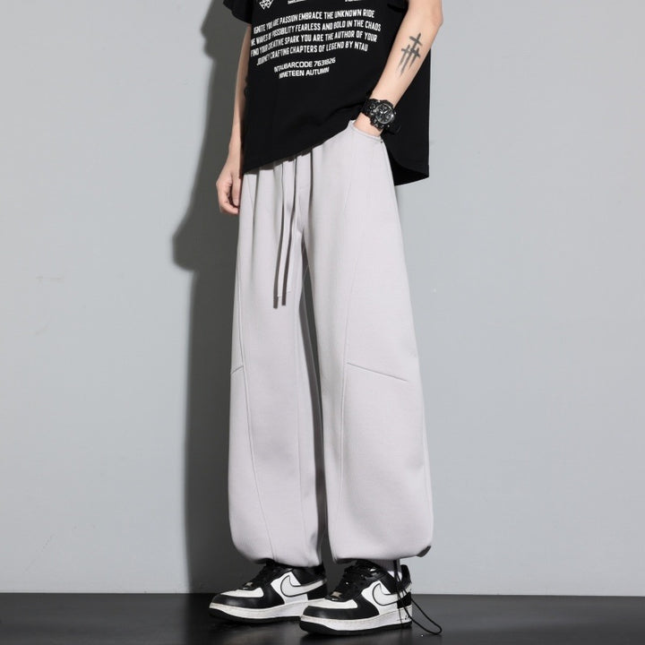 Damen Weite Lagen-Loungehose mit Cargo-Details & elastischem Tunnelzug Drune