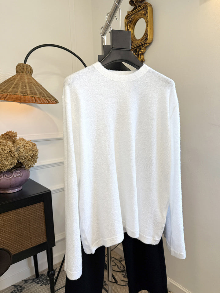 Damen Bequemer Langarmpullover mit lässigem Schnitt Drune