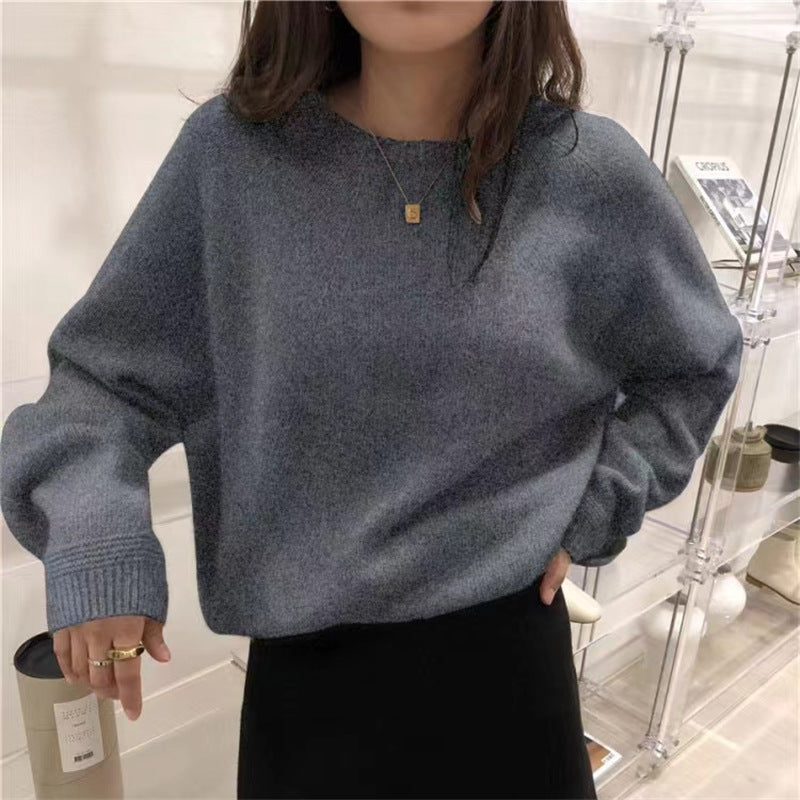 Damen Kaschmir Pullover mit feiner Rippstruktur und lässigem Schnitt Drune