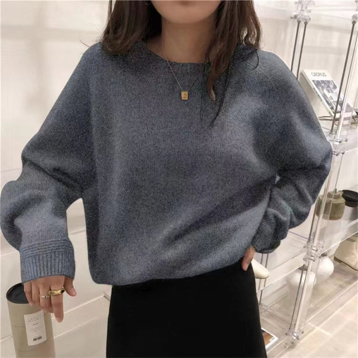 Damen Kaschmir Pullover mit feiner Rippstruktur und lässigem Schnitt Drune