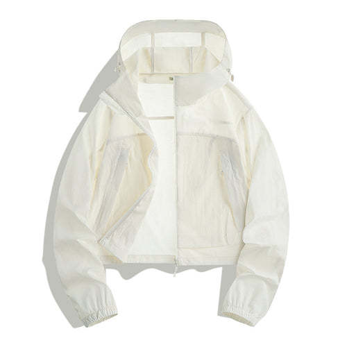 Damen Leichte Sportjacke mit Kapuze Drune