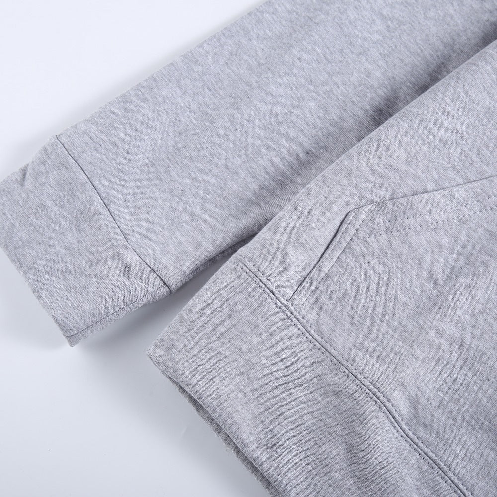 Unisex nan Heavyweight-Kapuzenpullover mit doppelt vernähter Kängurutasche, verstärkten Nähten und weichem Fleece-Innenfutter Drune