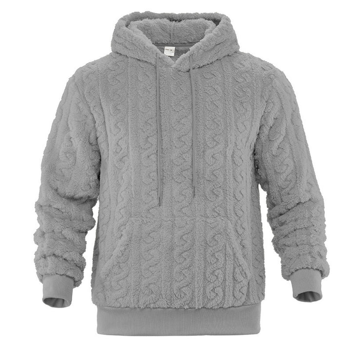 Damen Kuscheliger Fleece-Hoodie mit Strukturmuster Drune
