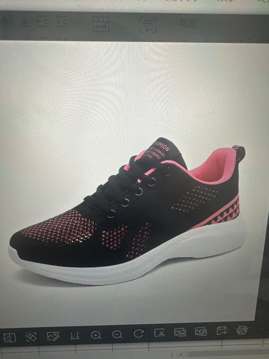 Damen nan leichte Laufschuhe mit atmungsaktivem Strickobermaterial und viskoelastischer Komfortsohle Drune