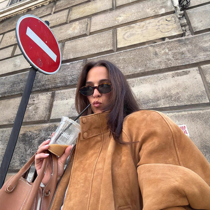 Damen modische Elegantejacke mit praktischen Taschen und bequemem Schnitt Drune