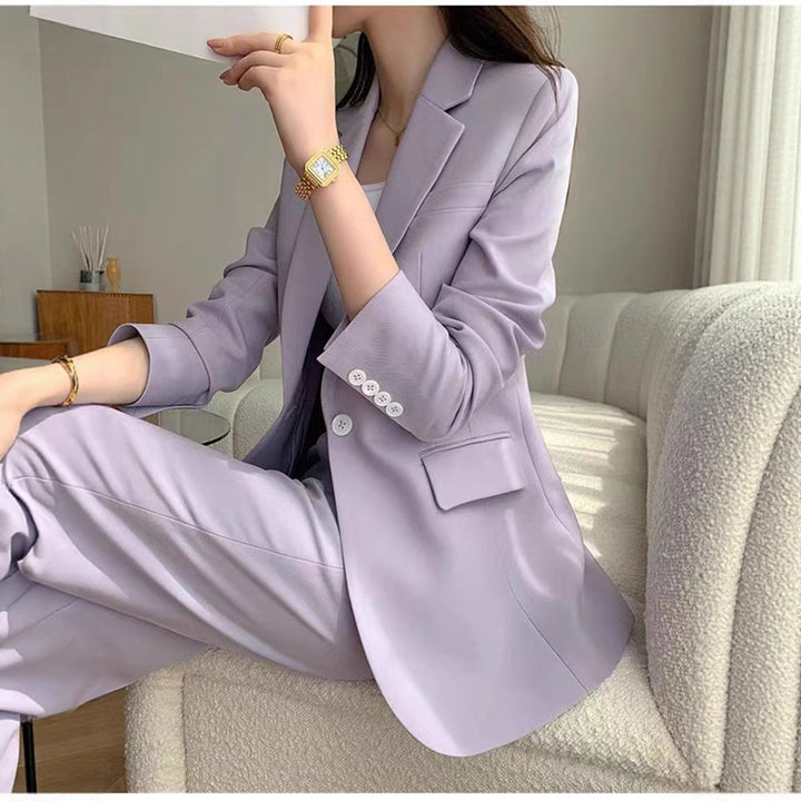 Damen Zweiteiliges Anzugset mit elegantem Schnitt Drune