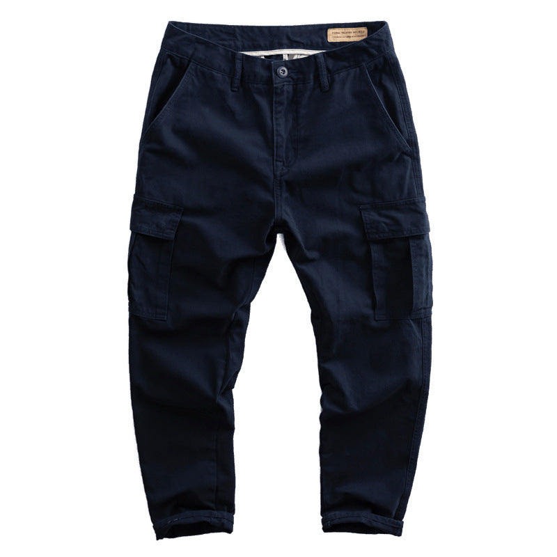 Herren Cargo-Hose mit taperter Passform, Utility-Taschen und verstärkten Nähten Drune
