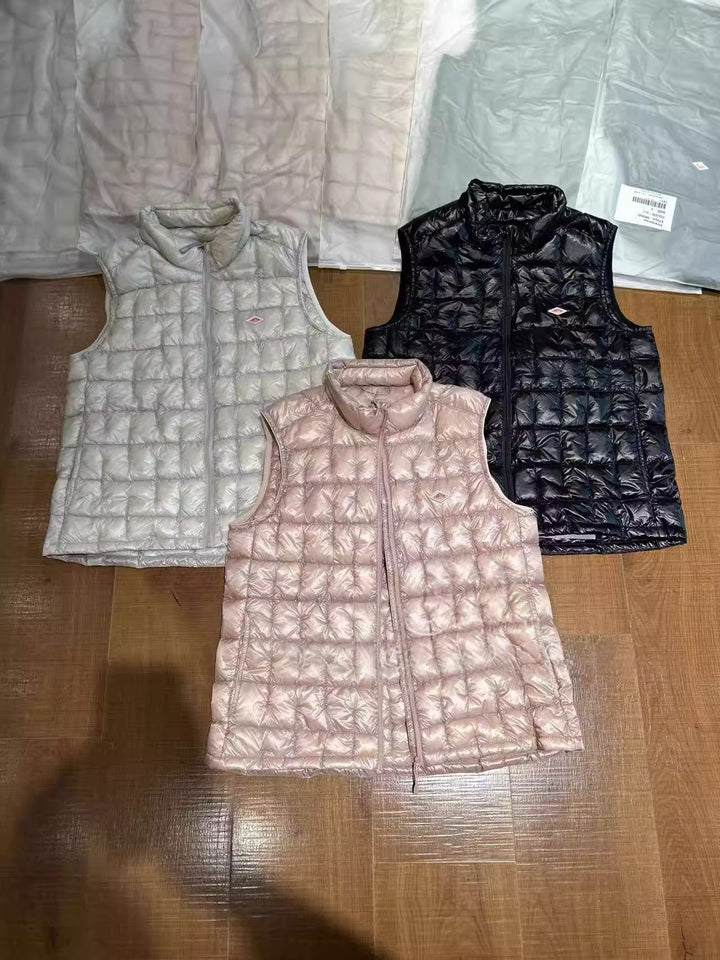 Damen Stilvolle Steppjacke mit hohem Kragen Drune