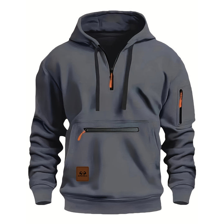Herren Sportlicher Kapuzenpullover Drune