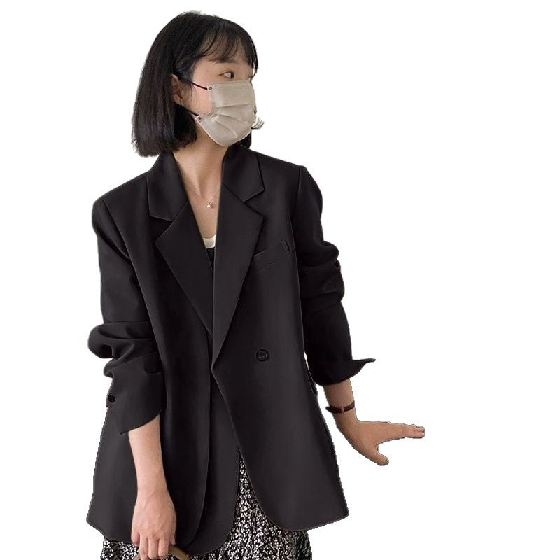 Damen Oversized Blazer mit klassischen Details Drune