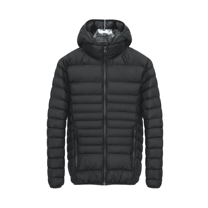 Herren Leichte gesteppte Kapuzen‑Steppjacke mit hohem Kragen, Thermofutter & Reißverschluss Drune