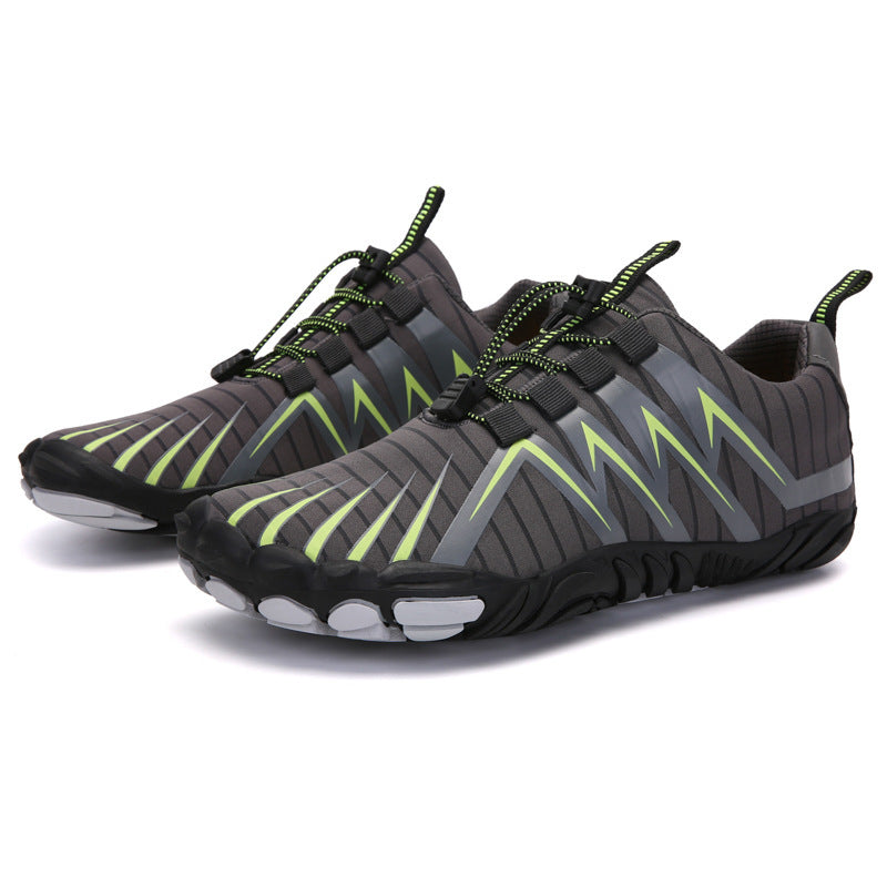 Damen nan elastischer Aquasport-Schuh mit Schnellzugverschluss, rutschfester Gummisohle und flexiblem Zehenschutz Drune