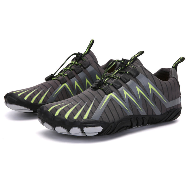 Damen nan elastischer Aquasport-Schuh mit Schnellzugverschluss, rutschfester Gummisohle und flexiblem Zehenschutz Drune