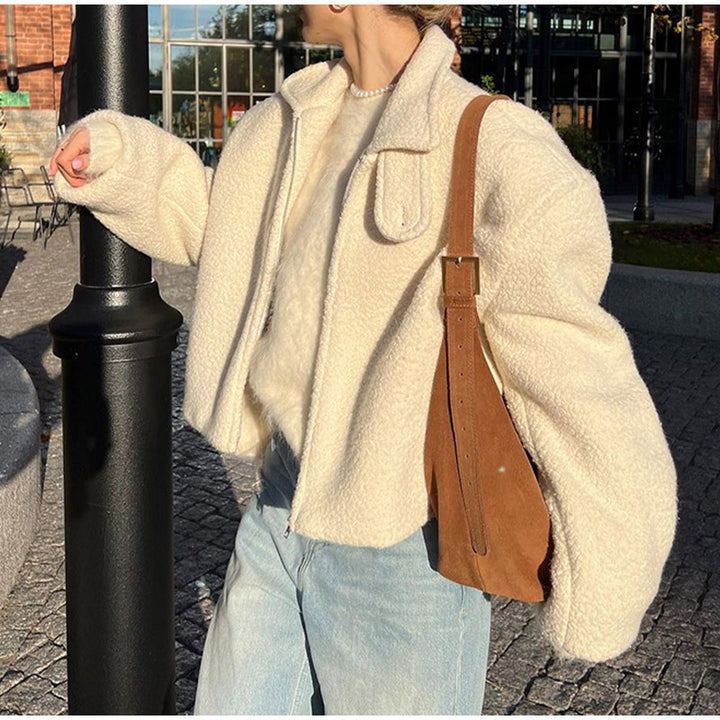 Damen Kuscheljacke im stylischen Oversized-Design Drune
