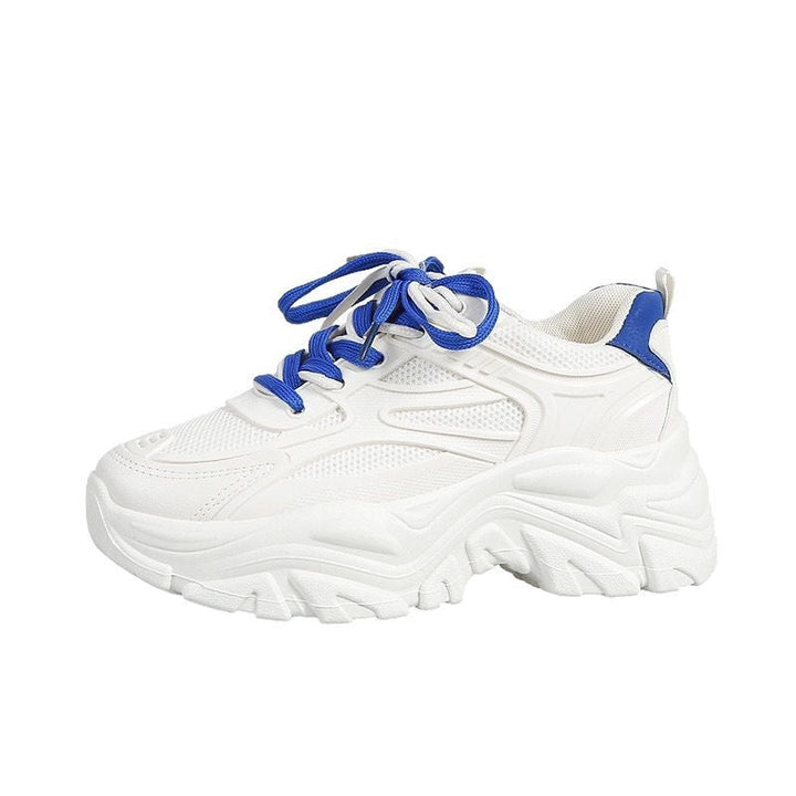 Damen Chunky Sneakers mit atmungsaktiver Mesh-Oberfläche und rutschfester Sohle Drune