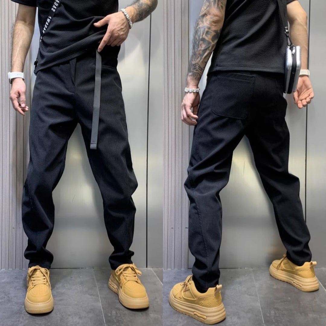 Herren Bequeme Cordhosen Drune