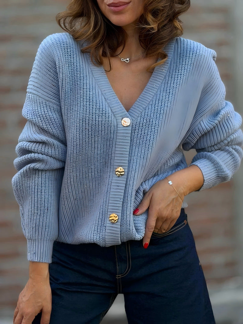 Damen Kuscheliger Strickcardigan Drune