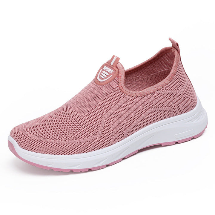 Damen Atmungsaktive Slip-On Freizeitschuhe mit dämpfender Sohle Drune
