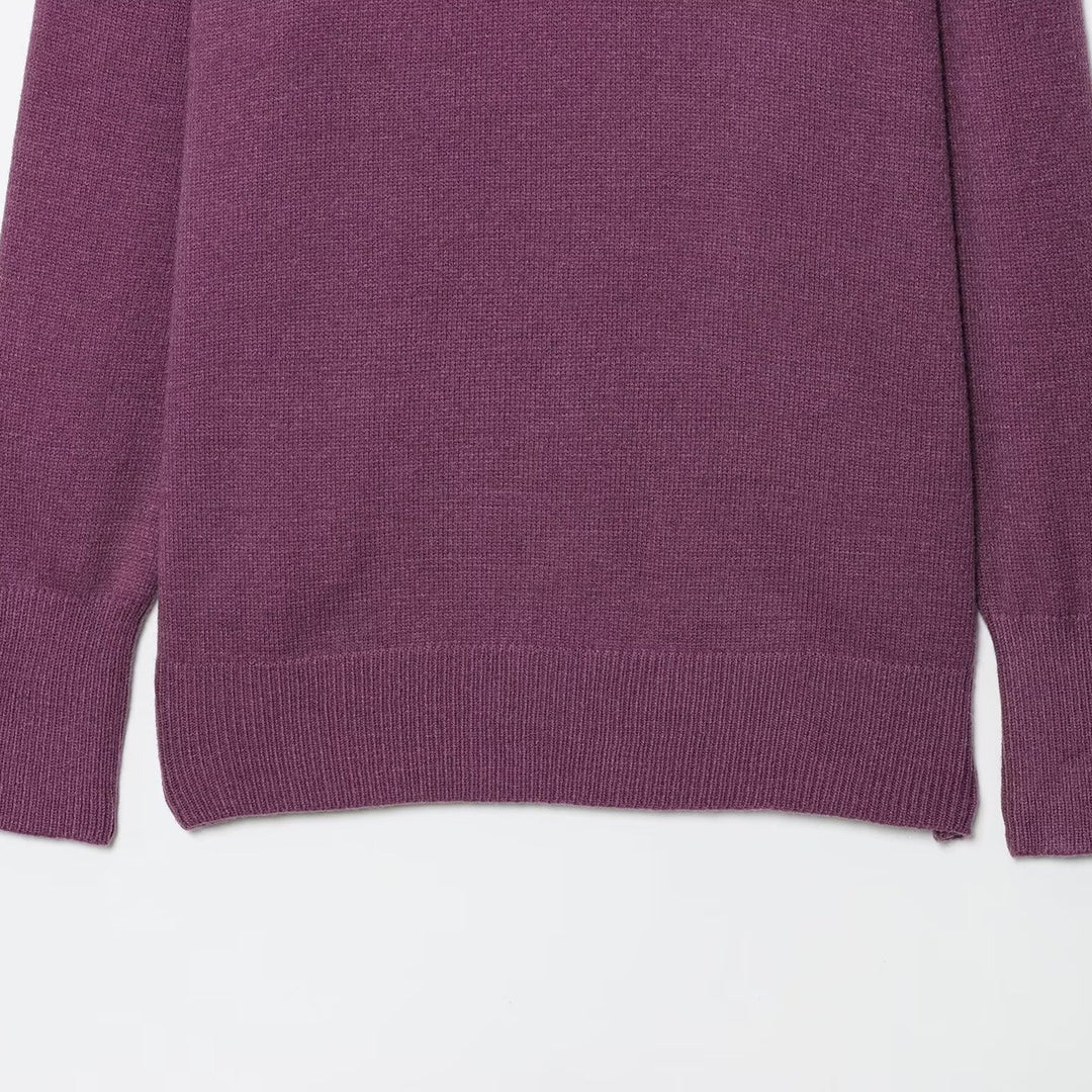 Damen eleganter V-Ausschnitt Pullover Drune