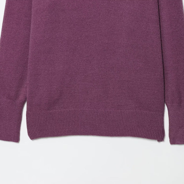 Damen eleganter V-Ausschnitt Pullover Drune