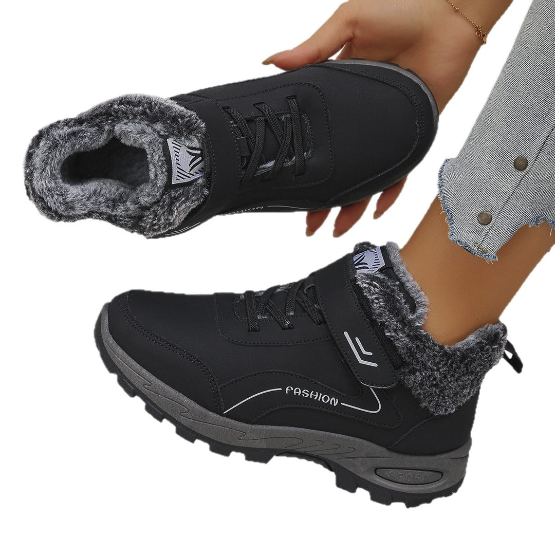Damen Winterstiefel mit Warmfutter und rutschfester Sohle Drune