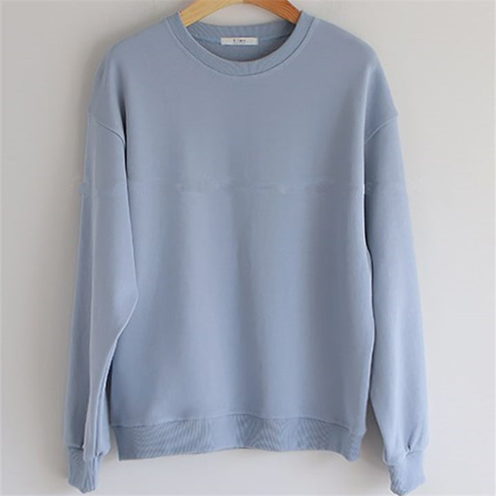 Damen lässiger Pullover mit hohen Ärmeln Drune