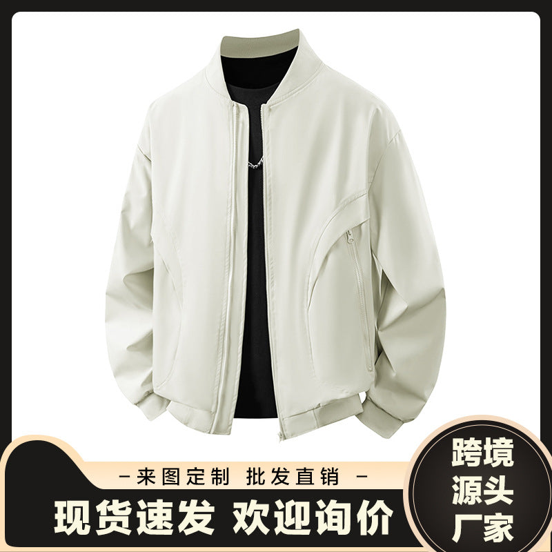 Herren Lässige Overshirt-Jacke Drune