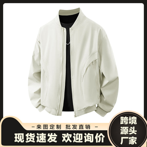 Herren Lässige Overshirt-Jacke Drune