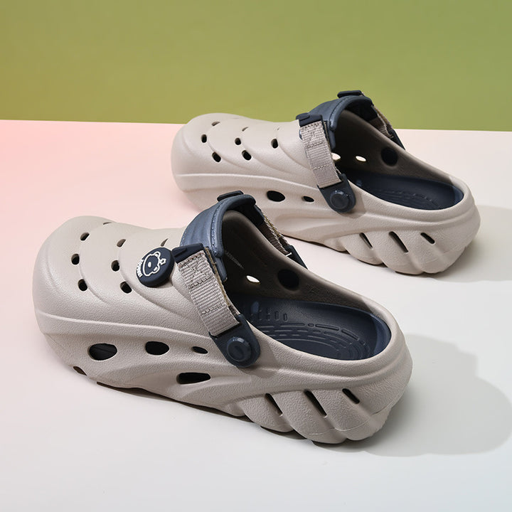 Femme Verstellbare Riemen Freizeit Clogs Drune