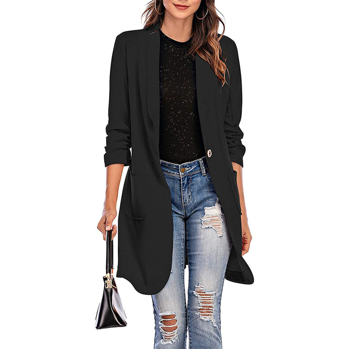 Damen Stretchiger Blazer mit modernem Schnitt und Taschen Drune