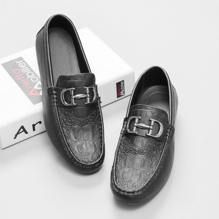 Herren Elegante Mokassins mit Metallakzent Drune