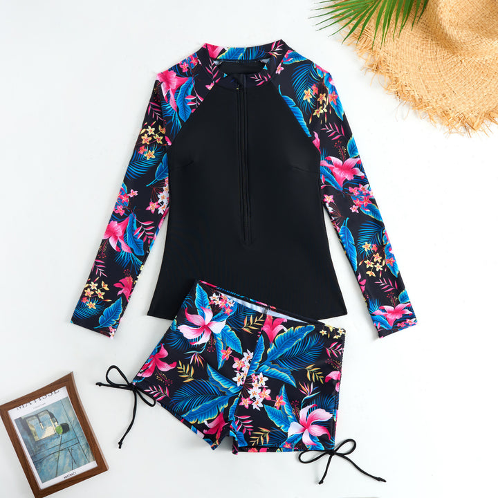 Damen Sportlicher Langarm-Surfuanzug Drune