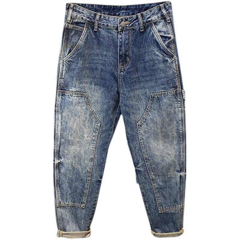 Herren Lässige Cargo-Jeans mit innovativem Design Drune
