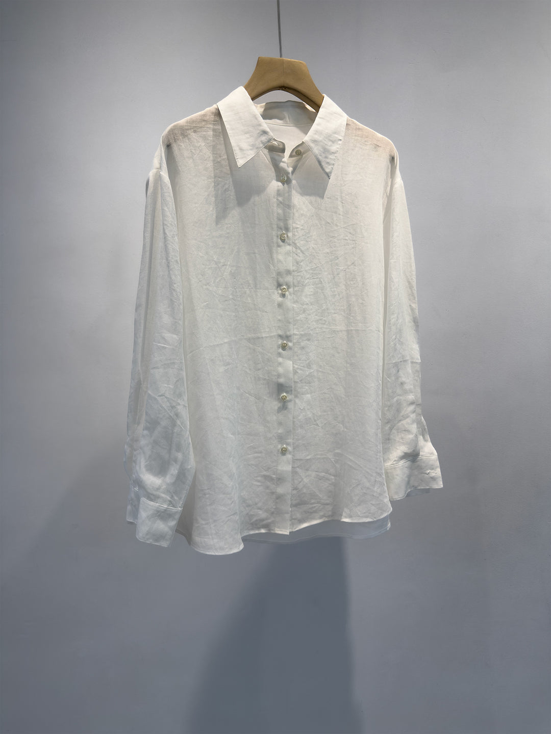 Damen Leichte Freizeit Button-Up Shirt Drune