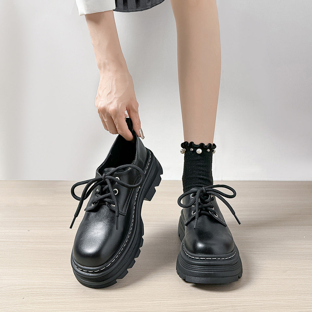 Damen Schnürschuhe mit robustem Plateau und stylishem Design Drune