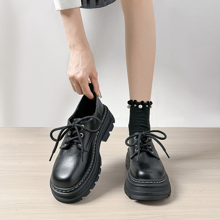 Damen Schnürschuhe mit robustem Plateau und stylishem Design Drune