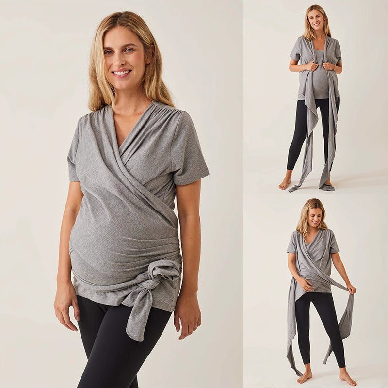Damen Stilloberteil mit integriertem Babytragetuch Drune