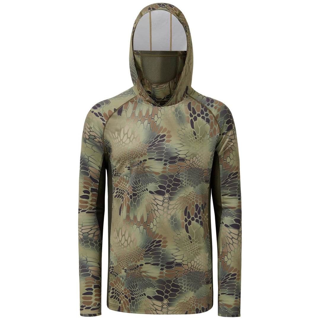 Herren Funktionales Kapuzenshirt mit UV-Schutz