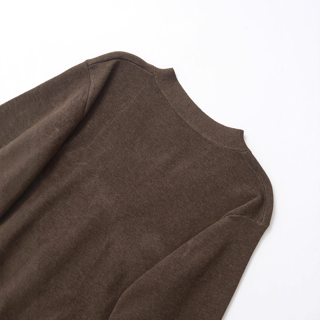 Damen 200+ Oversize Feinstrick‑Cardigan mit V‑Ausschnitt, Holzknöpfen und aufgesetzten Taschen Drune