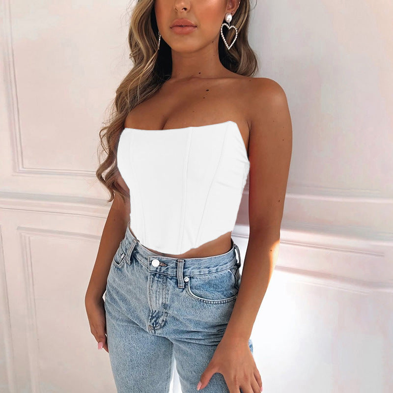 Damen Korsett Top Drune