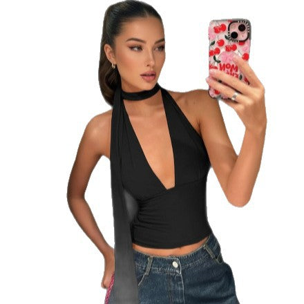Damen Top mit raffiniertem Schlaufen-Design Drune