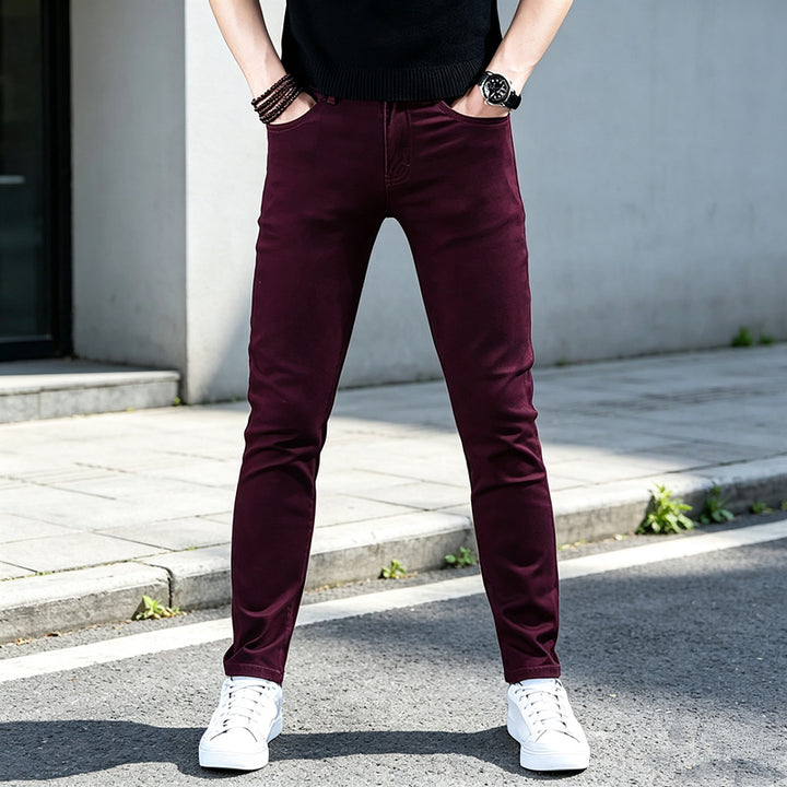 Herren Modische Slim-Fit Hosen Drune
