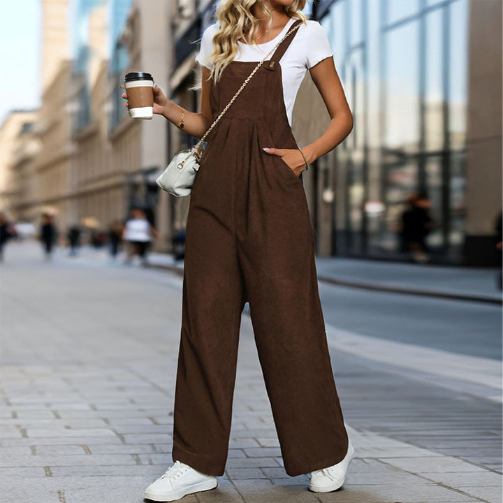Damen Latzhose mit weit geschnittenem Bein und hohem Tragekomfort Drune