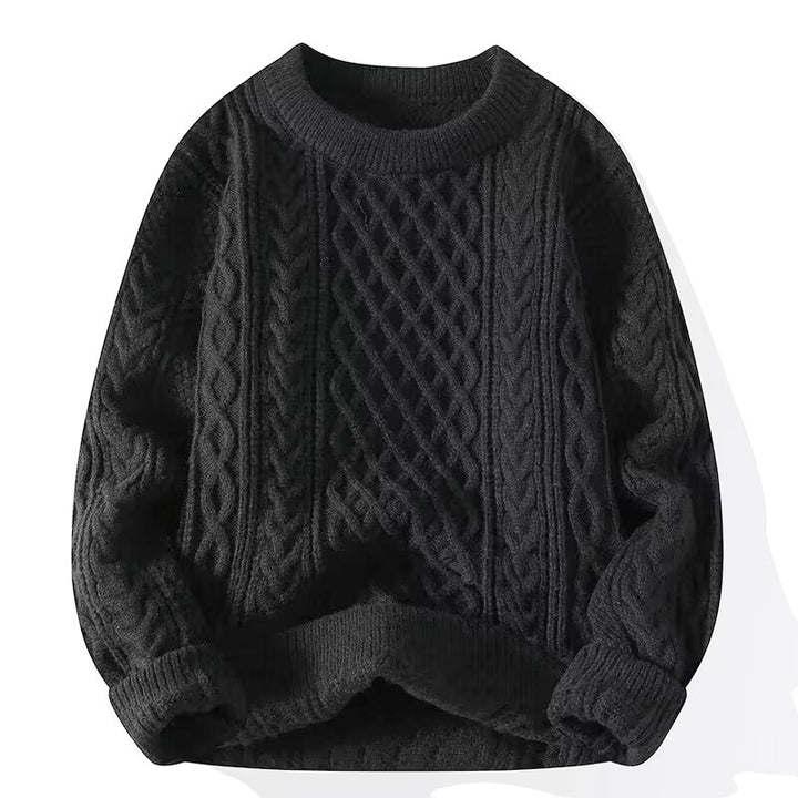 Damen Grobstrickpullover mit Zopfmuster Drune 1787964300