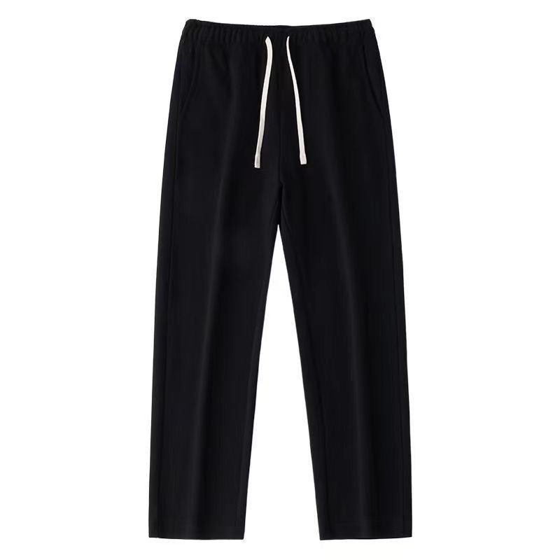 Herren Bequeme Freizeithose mit elastischem Bund und Seitentaschen Drune