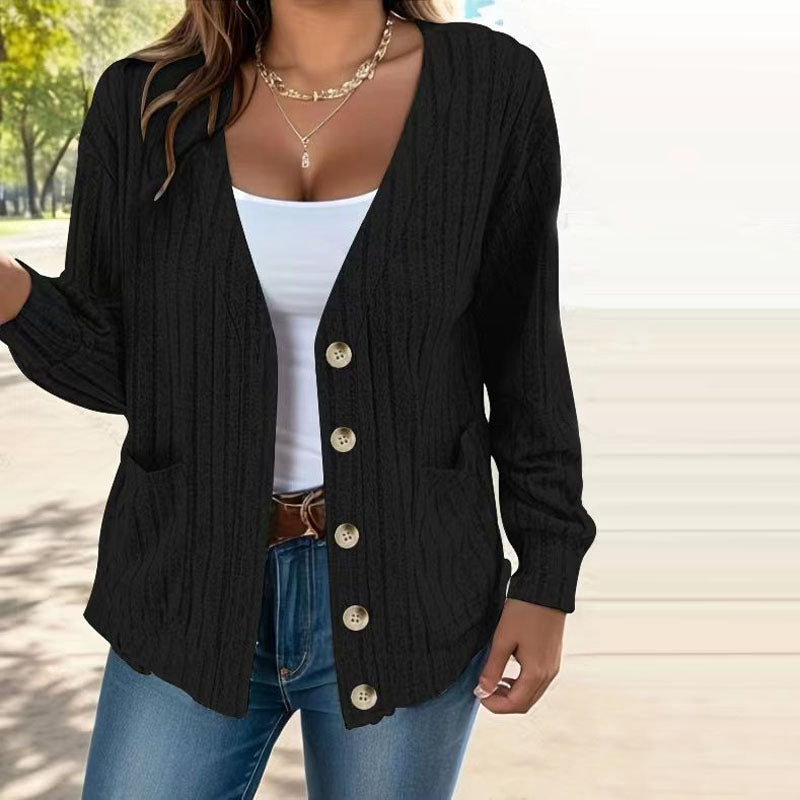 Drune | Warme Strickstrickjacke für Kalte Tage