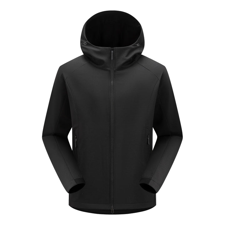 Herren Softshell-Outdoorjacke mit Kapuze, winddichter Membran und ergonomischem Schnitt Drune